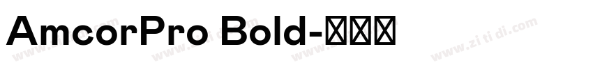 AmcorPro Bold字体转换